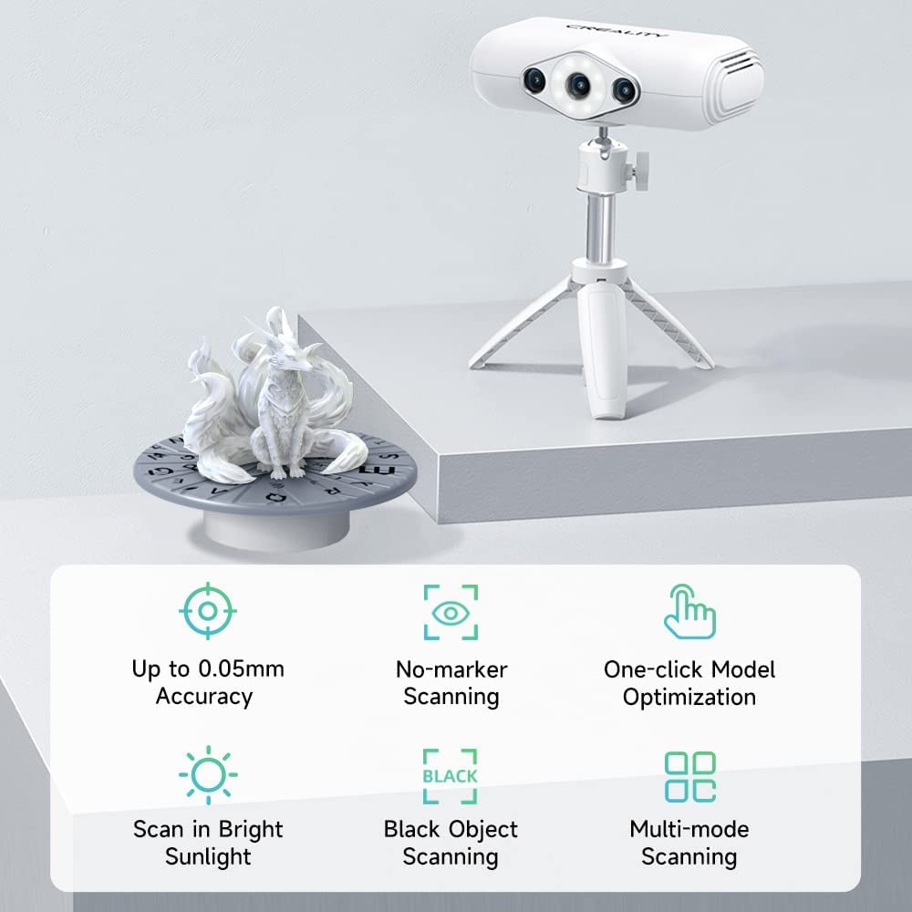 Creality CR-Scan Lizard 3D Scanner, No-Marker Scan for 3D Printer