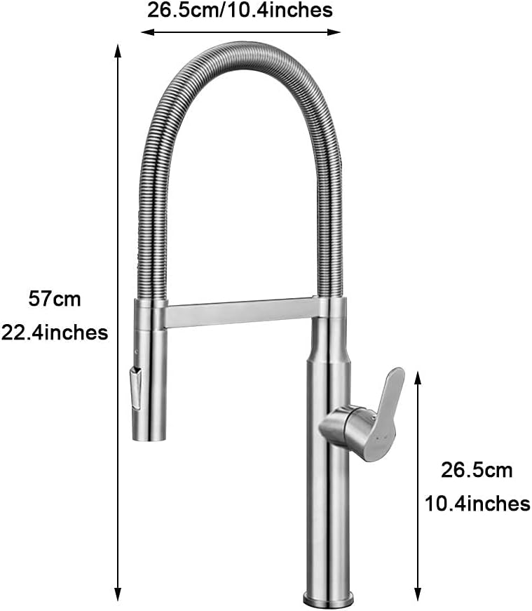 Kitchen Sink Taps Kitchen Sink Faucets High Arc Spkitchen Faucet,Universal Rotating Hot and Cold Sink Faucet,Easy Installation