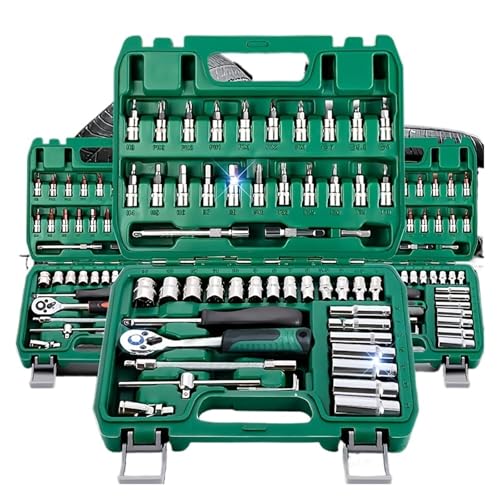 Kit de herramientas para reparar autos 46 piezas miniatura 2