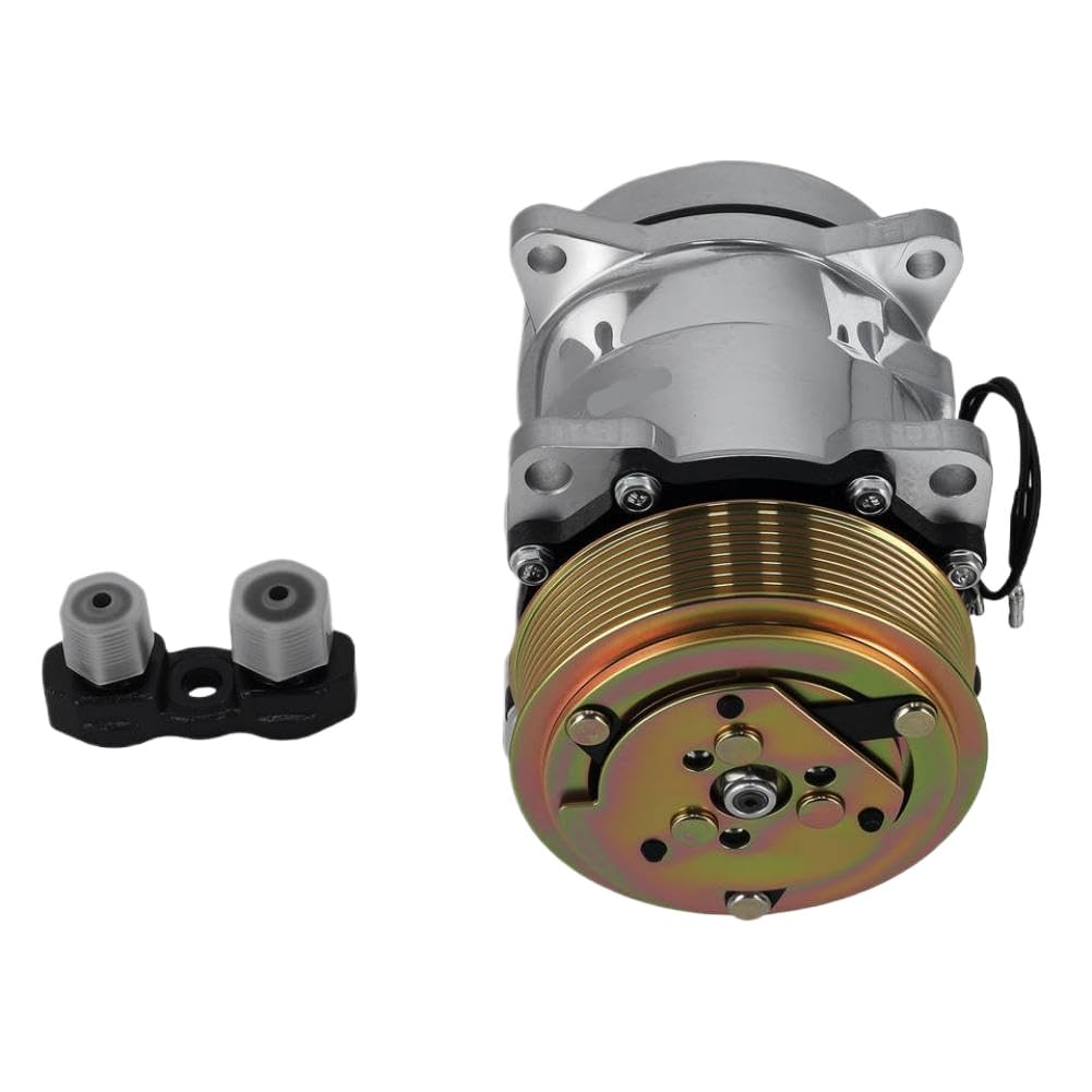 Kxttnszqc Onecolor Ac Compressor Kit 118Mm 8 Groove With Clutch Co46122c Compatible With Carrier Transicold 20-102-870