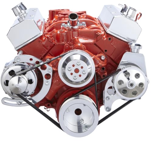 Image of Chevy Small Bock Serpentine Conversion Kit - Alternator & Power Steering Applications