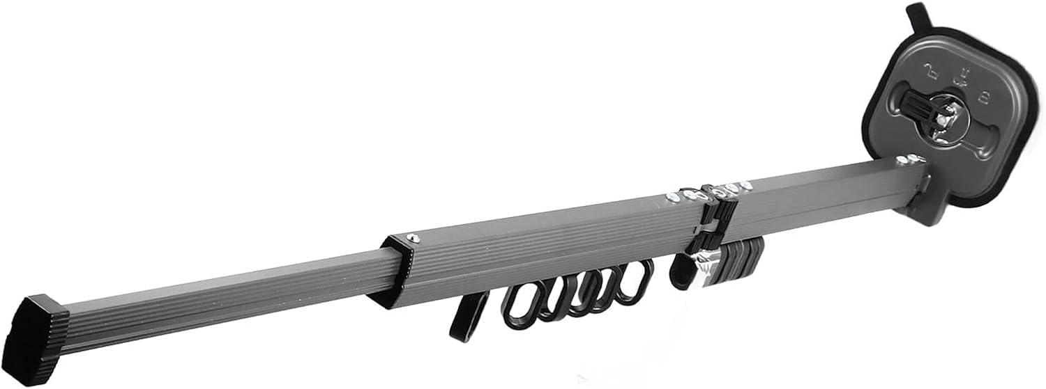 Windproof Space Saver Retractable Clothes Hanging Rack with Adjustable Telescopic Rod for Balconies - Collapsible Drying Rack 36.2" for Convenient Laundry