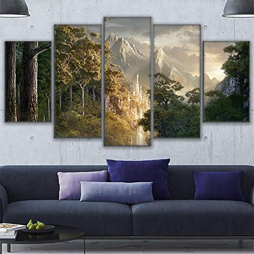 Art mural pour salon grand format tableau décoratif canvas triptyque