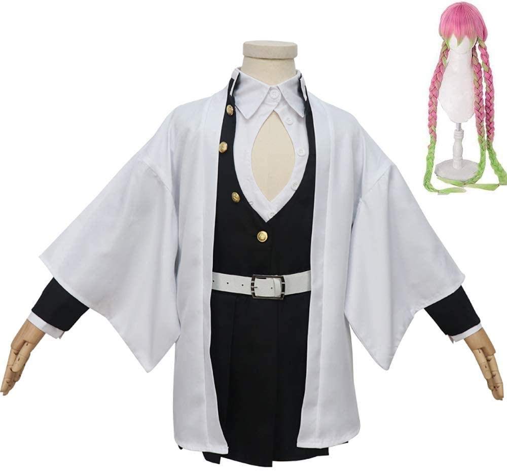 Amazon.co.jp: ウィッグ付 鬼滅の刃 子供服 恋柱 甘露寺 蜜璃（かんろ