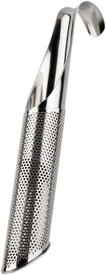 Tea Strainer Fine Mesh Sieve,Portable Home Tea Accessories Stainless Steel Infuser Pipe Holder Tool Tea Spoon Infuser Filter