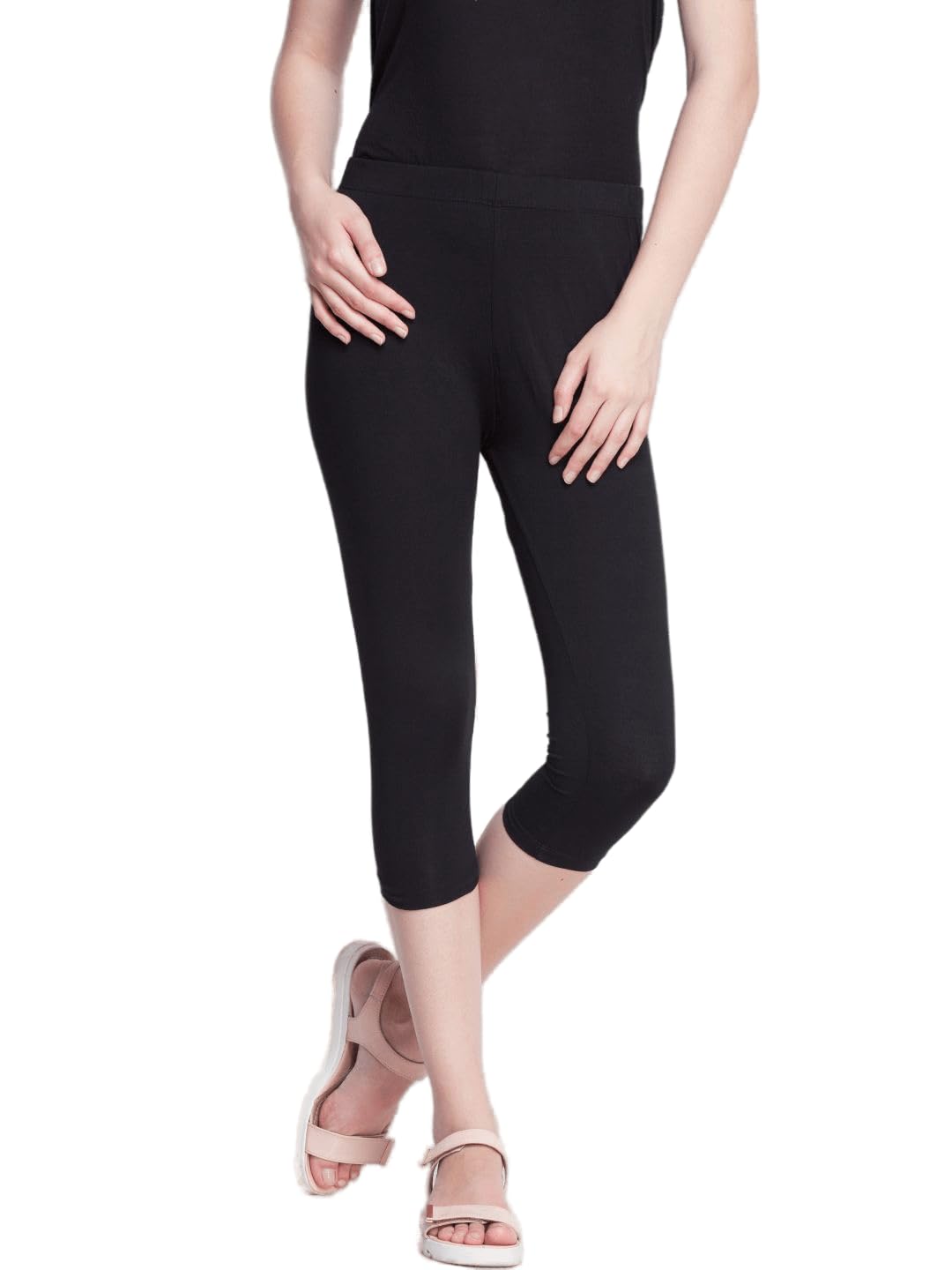 dollar Missy Women's Cotton Four Way Stretchable Capri Length Legging-picture-37