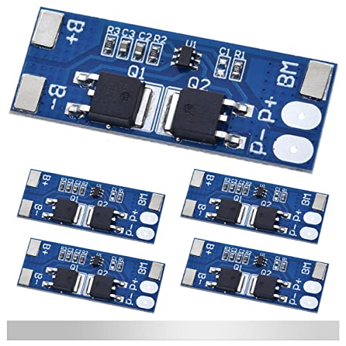 DAOKAI 5 piezas 2S 7.4V 8A Placa de protección de batería de litio BMS PCB Placa de protección...