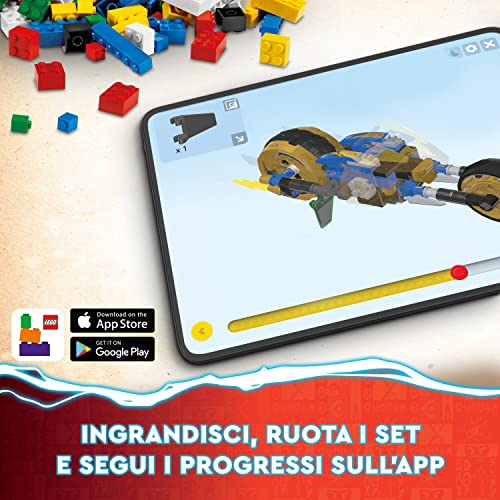 NINJAGO Auto da Corsa Spinjitzu Dragon Power di Zane, Macchina Giocattolo e 4 Minifigure, Giochi per Bambini e Bambine da 7 Anni in su, Veicolo con Funzione di Rotazione 71791 - Lego - Immagine 7