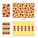 Croar Tomato Yellow Kitchen Dish Towels Set of 2, Vegetable Fruit Polka Dots Stripes Drying Hand Towel Baking Cooking Cloth, Farmhouse Home Decoration 18'' x 26''