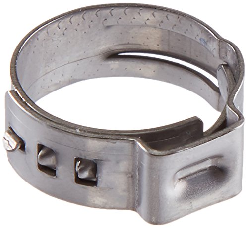 Oetiker 16702494 Stepless Ear Clamp, One Ear, 7 mm Band Width, Clamp ID Range 13.7 mm (Closed) - 16.2 mm (Open) (Pack of 50)