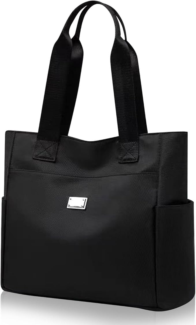 burmy Nylon Tote Shoulder Bag with Double Handles, Lightweight Waterproof Shoulder Bag, Women's Large Capacity Top Handle Handbags, Nylon Tote Bag for Gym, Work, School[multicolor]-picture-32