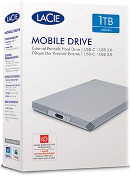 新品LaCie ラシー ポータブルHDD ハードディスク 1TB Amazon | LaCie ラシー ポータブルHDD ハードディスク 1TB Mobile