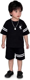 Bentgrass Baby Boys Casual T-Shirt with Shorts Clothing Set | Casual Clothing Set for Baby Boys | Perfect Summer Wear
