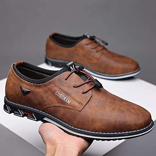 Image of COSIDRAM Mens Business Dress Shoes Casual Slip-on Comfort Walking Shoes