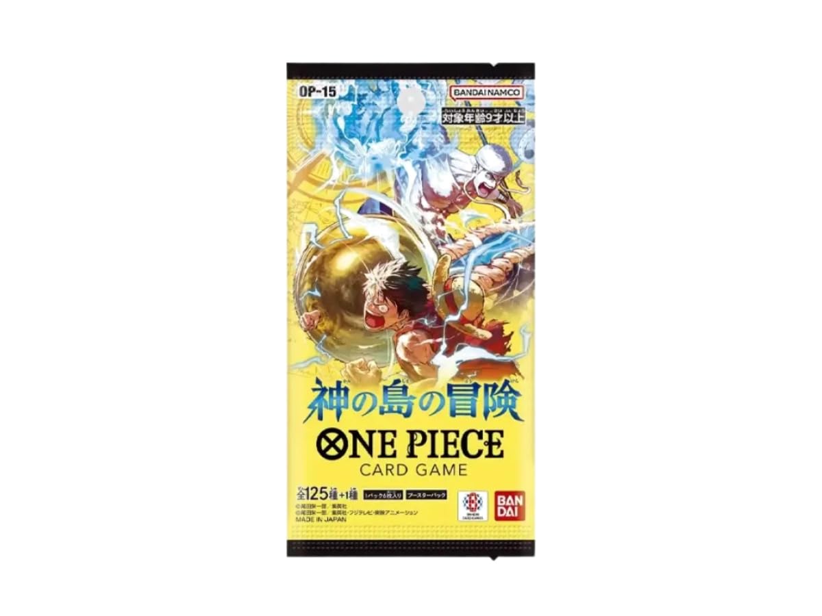 ワンピーストレーディングカード15枚セット ONE PIECE Card Game,OP 15 TCG Team Booster Pack, Japanese Edition