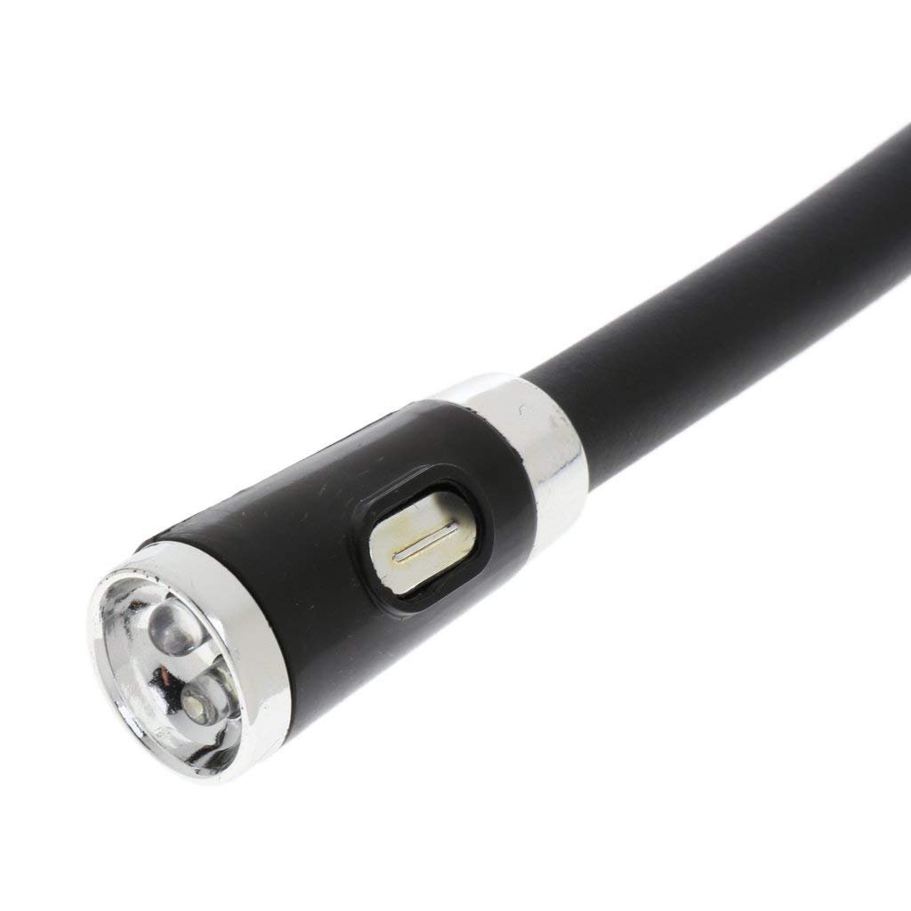 Lectura de cuello con luz LED para el cuello, 4 bombillas LED, ideal para niños, manualidades, tejer, reparación, viajes o barbacoa – # 2, como se describe