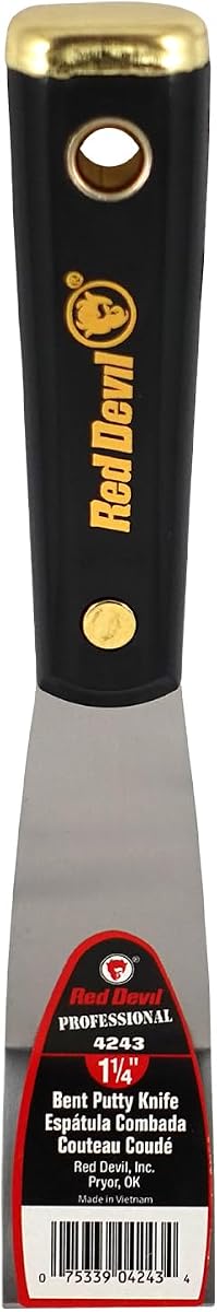 4243 1 1/4" Bent Putty Knife