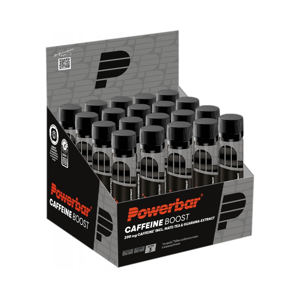 Powerbar Caffeine Boost Ampoules 20x25ml - Supplément avec 200mg de caféine
