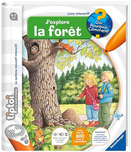 Livre Tiptoi : J'explore la foret Ravensburger Jeux France - vue 3
