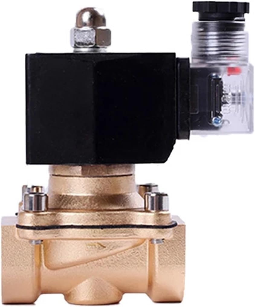 1/2"3/4" 1" 2" Normally Closed Brass 24VDC 12VDC 110VAC 220v Waterproof Solenoid Valve(1-1/4",220VAC)