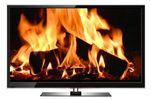 image for JEWUNO Christmas DVD - Christmas Fireplace with Long Wood Fire with Bu
