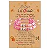 Back to school mother daughter bracelets kindergarten daycare 1st grade 2nd grade school gifts first day of preschool  urban country home decor