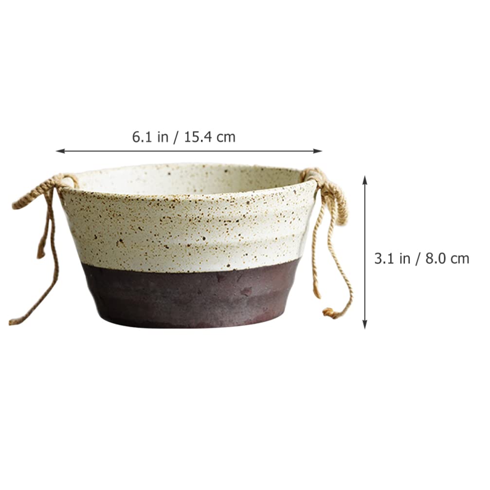 Zerodeko Bol Japonais Bol à Soupe Pratique Réutilisable pour Dîner Salades Facile à Nettoyer