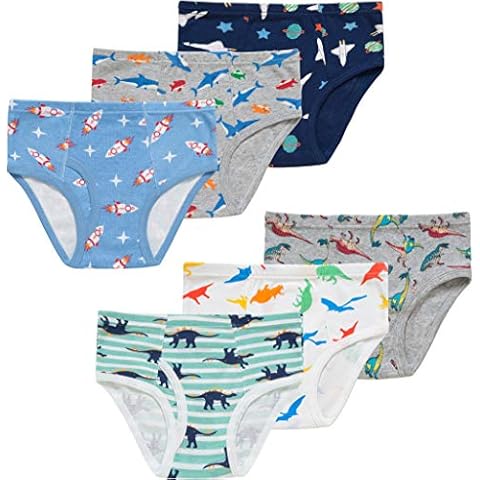 Naivete Boys Dinosaur Briefs Pack of 6 Cover