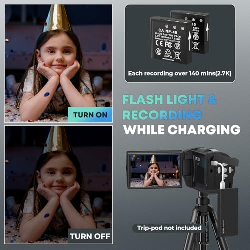 4K Camcorder for YouTube Vlogging
