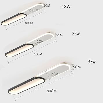 LED Flush Mount Puff Lights, Creative Strip Ceiling Lamp,Dimmable Low Profile Flushmount Linear LED Ceiling Light Fixture For Kitchen, Laundry