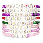 8PCS Katseye Merch Bracelets BEAUTIFUL CHAOS TOUR Album Inspired Friendship Bracelets Gifts for Fans Concert Outfits