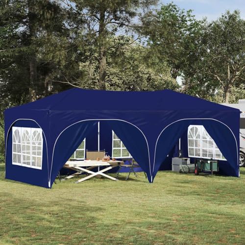 Tente de fete pop-up anti-pluie bleue 245 cm pour eviter les fetes gachees