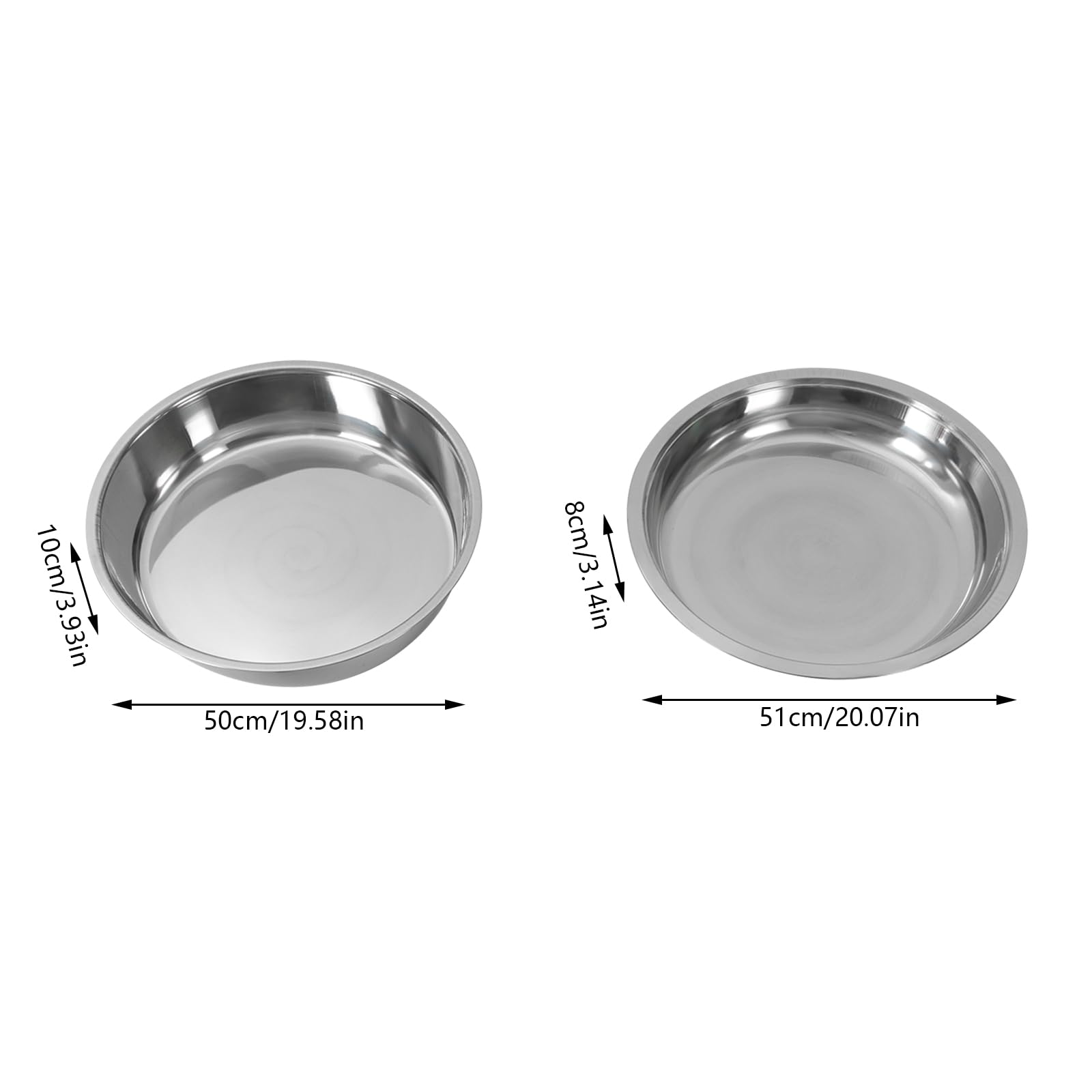 Chafing Dish - Set de buffet redondo de 9 litros, calentador de alimentos de acero inoxidable, estructura y tapa, calentador de sopa para catering, buffet y fiesta