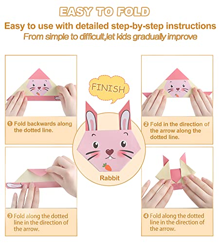 72 Patterns Origami Paper Kit for Kids, 152 Sheets 6 Inch Double Sided Folding Paper - Image 3