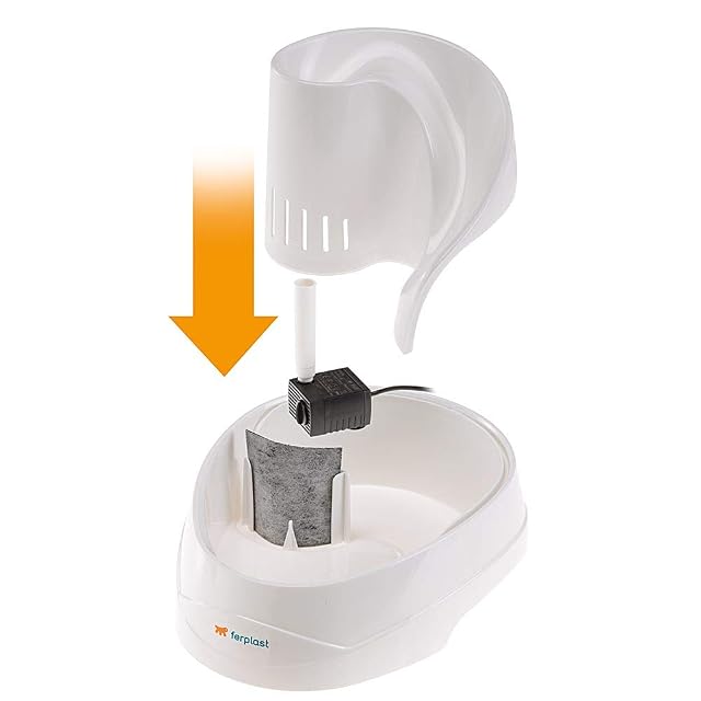 Foto 3 de 3 de Ferplast Kit de filtros de Recambio para la Fuente para Gatos Vega, Fuente para Perros pequeños