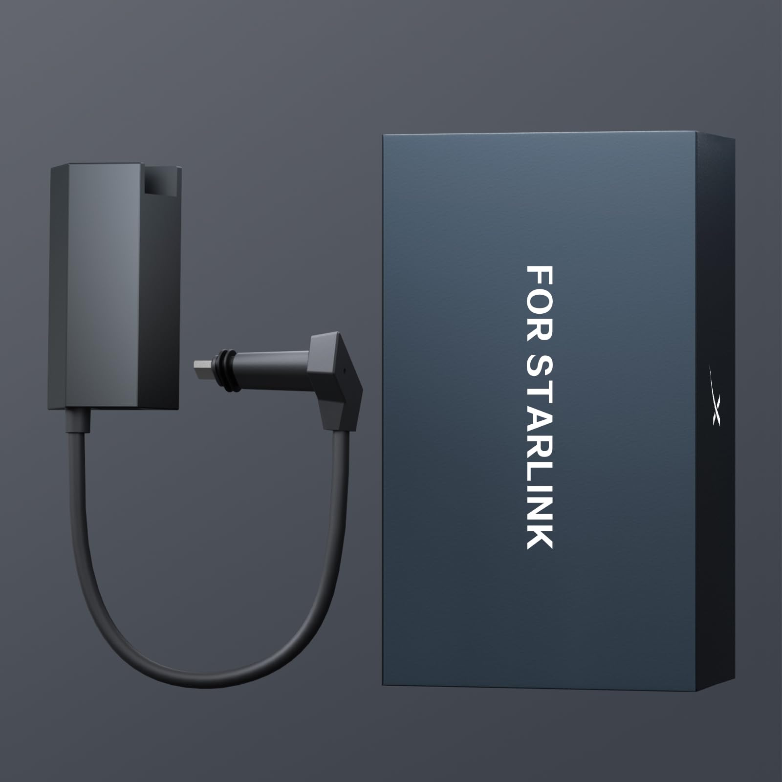 LONNIELONLI Starlink Ethernet Adapter for Wired External Network, Ethernet Adapter for Starlink Satellite Rectangle Dish V2, 33FT/1M