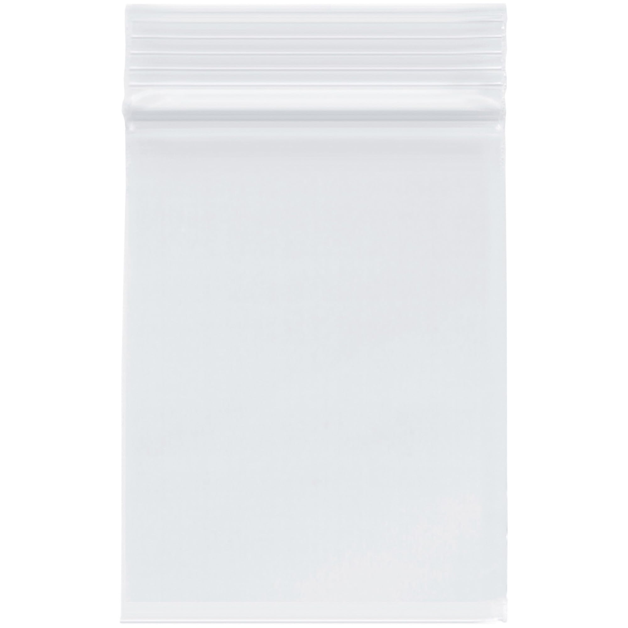 Plymor 3" x 4" (Pack of 100), 2 Mil Zipper Reclosable Plastic Bags