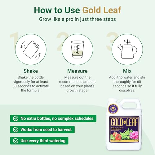 Fertilizante Líquido Completo Gold Leaf 0.5 L miniatura 7