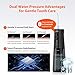 iHealth VESA Gentle Smart Water Flosser for Sensitive Teeth & Gums: Microbubble Deep Clean Technology, Smart Pressure Stabilization, IPX7 Waterproof with Travel-Friendly Design