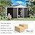 Qinchuangyuan 6x4.9 FT Outdoor Storage Shed Garden Shed with Sliding Door - Metal Shed for Garden Backyard Steel Outdoor Shed with Updated Frame Structure for Patio Lawn