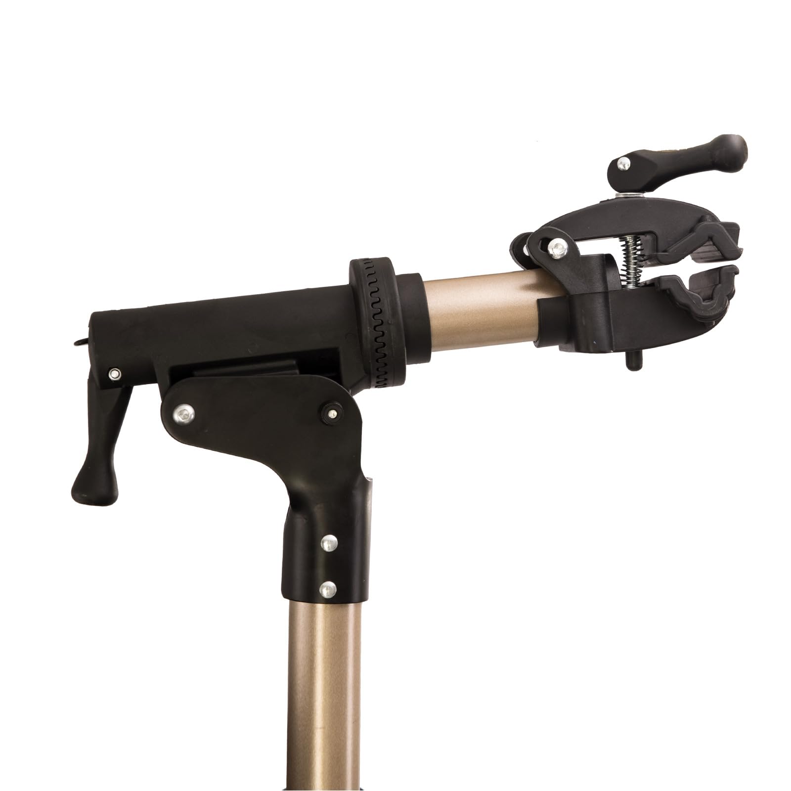 Teraysun Foldable Bike Repair Stand - Adjustable Height Aluminum Workstand For Road & Mountain Bikes