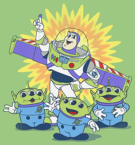 Image of Girl's Toy Story Buzz Lightyear and Aliens T-Shirt