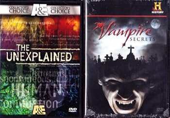 DVD The Unexplained The Vampire Myth , The History Channel Vampire Secrets : 3 Disc Set : 300 Minutes Book