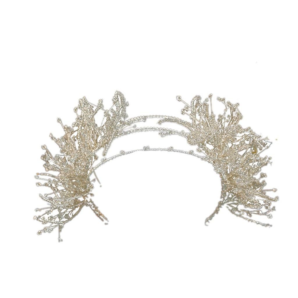 Conjunto de Pendientes y Diadema de Novia con Cristales para Tocados y Accesorios de Boda