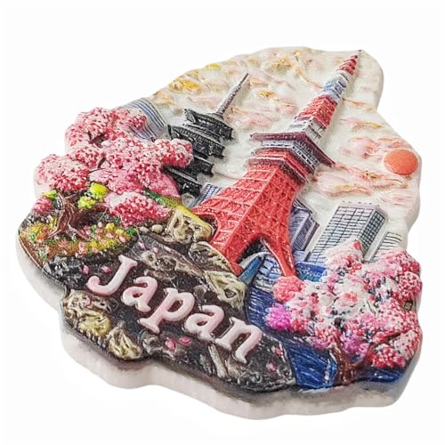 Imán Decorativo Tokyo Tower Japón 3D en Resina miniatura 3