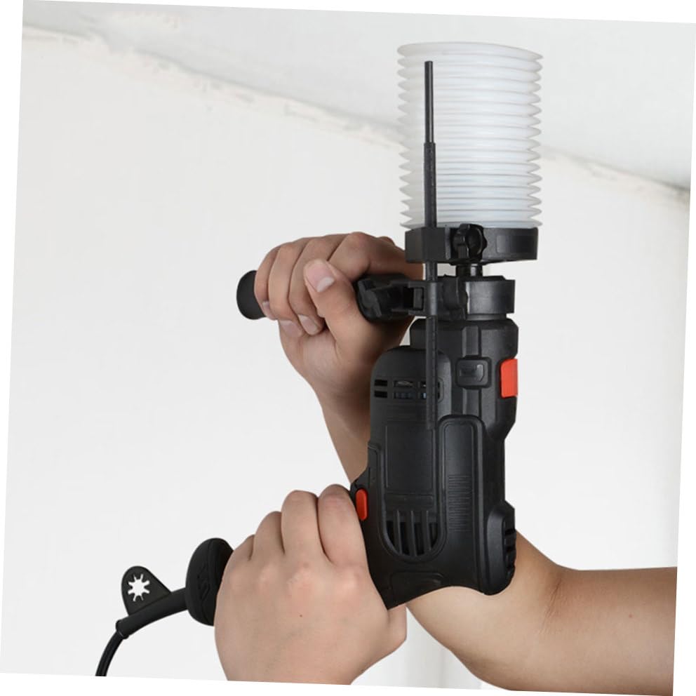 Recolector de polvo para taladro Kisangel evita manchas en el techo 7