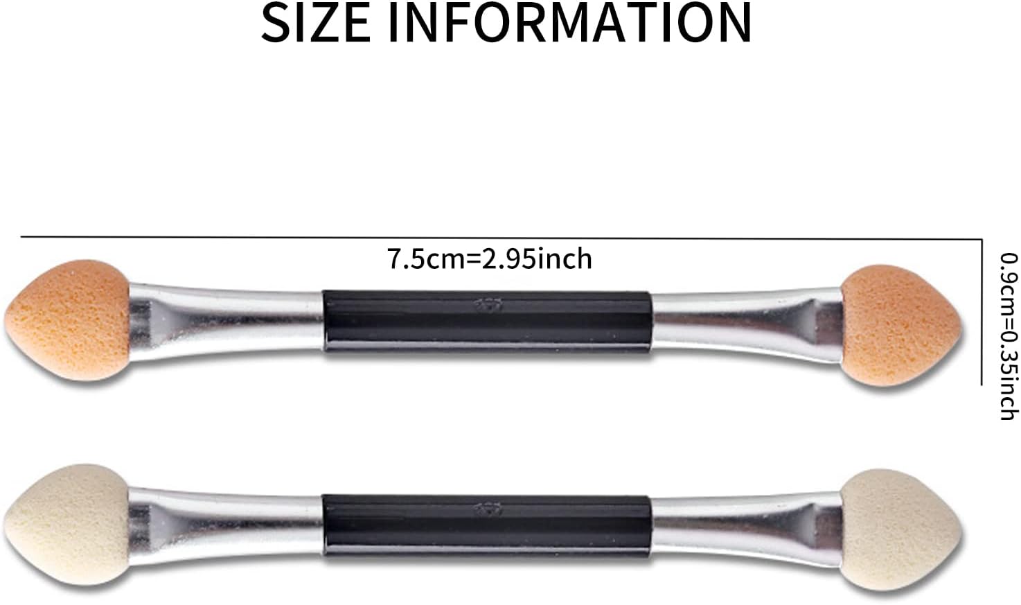 Disposable Sides Eyeshadow Applicators, Profal Double Head