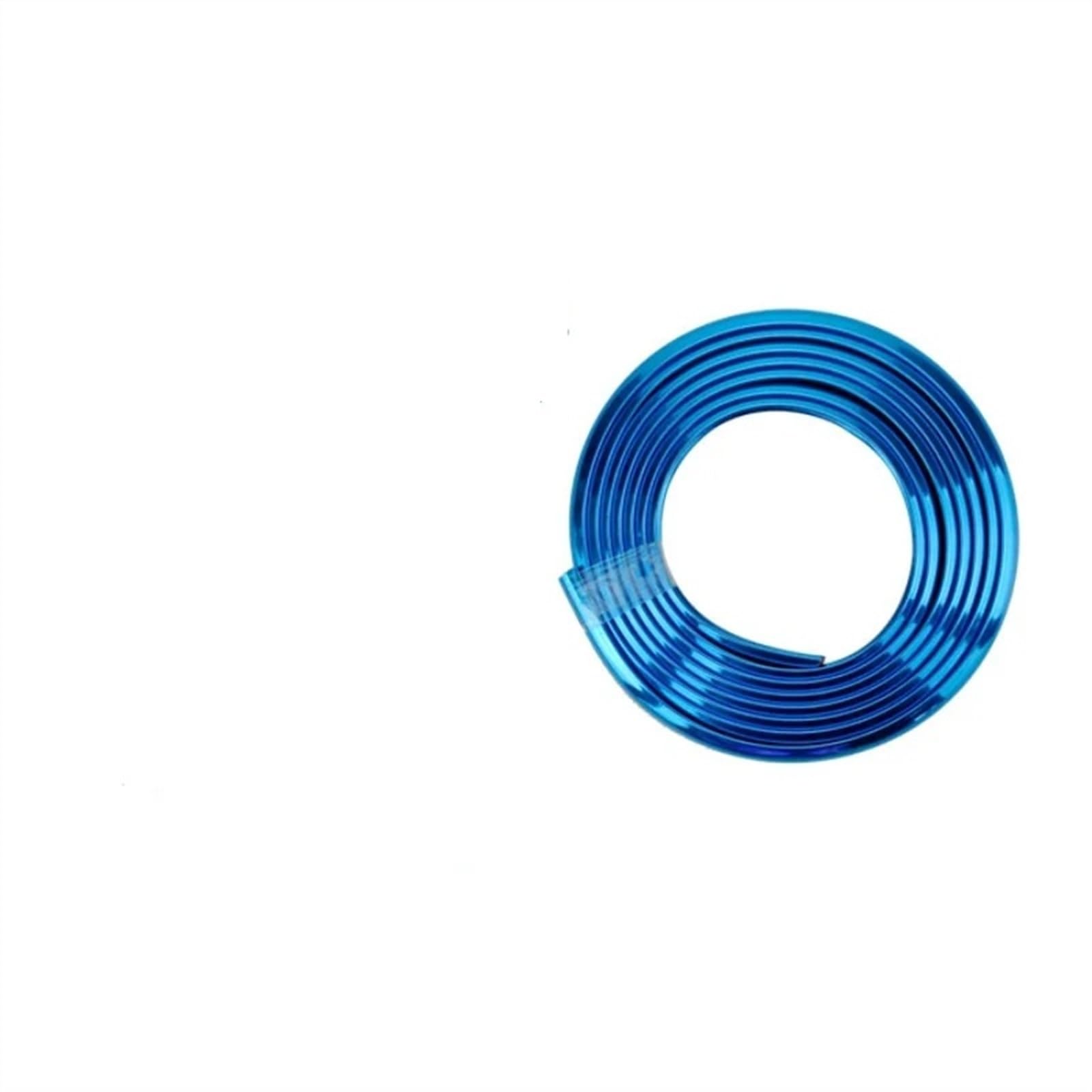 YYDStes 2/8M Electric Scooter Bumper Strip DIY Body Protective Tape Compatible with Xiaomi Compatible with Mijia M365 Scooter Accessories Anti-collision Stickers (Color : B-2M Blue)