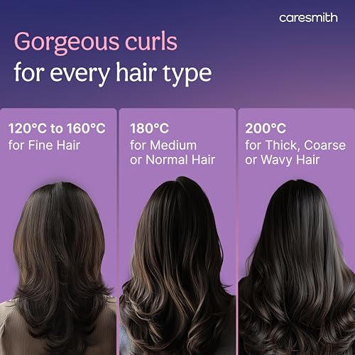 Image of Caresmith Bloom Air Styler | Hair Curler Machine for Women | New Airflow Tech locks in curls for longer | Multi Temperature Setting Curling Iron | Hair straightener and curler for woman
