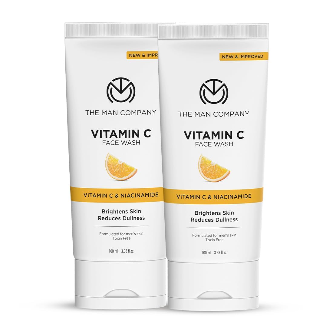 The Man Company Vitamin C Gel Face Wash For Man | Brightening | Glowing Skin | Vitamin C & Niacinamide | Hydrates | Gentle Deep Cleanse | Controls Excess Oil | Suitable For Oily, Dry & Sensitive Skin 100ml - Pack of 2-image-33